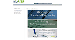 Desktop Screenshot of biopier.com