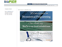 Tablet Screenshot of biopier.com